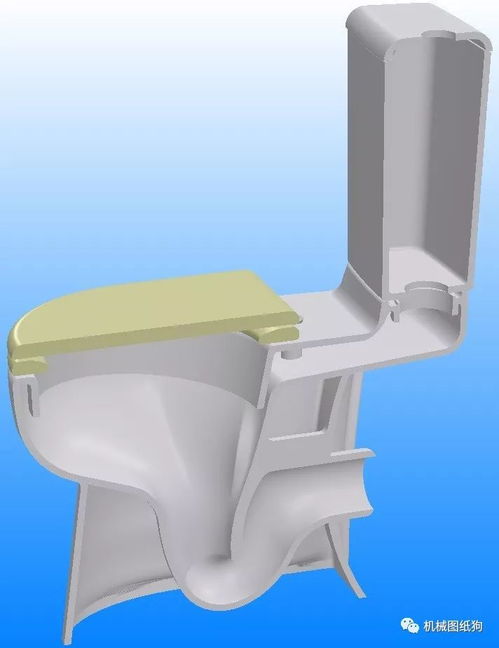WC马桶模型3D图纸设计指南 SolidWorks教学用模型详解